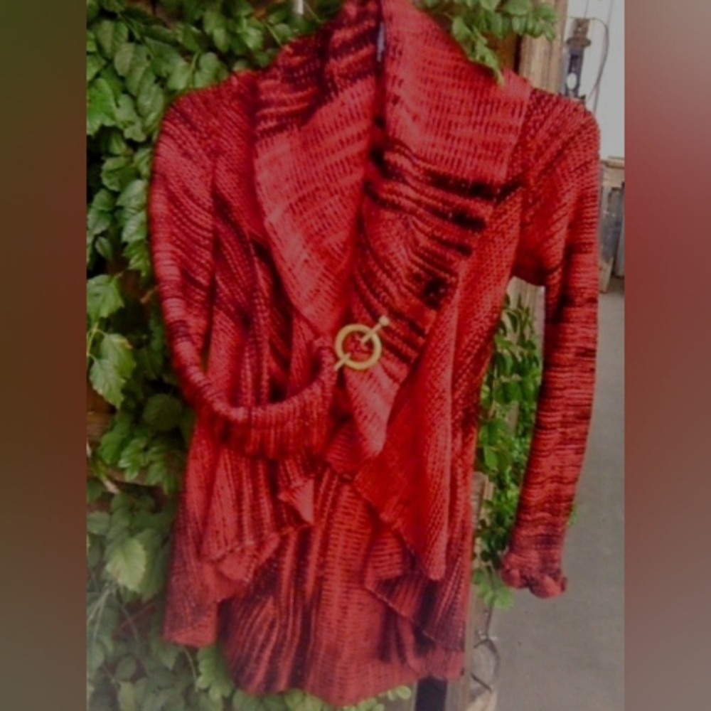 Pahuart Alpaca wrap around sweater